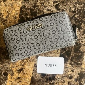 GUESS Gray Logo Wallet